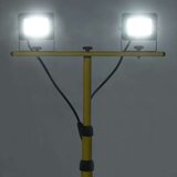 vidaXL LED reflektor s stojalom 2x30 W hladno bel | Shoptok.si