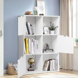  Samostojeća ormara, knjižna ormara s 3 otvorenim i 3 zatvorenim dijelovima. | shoptok.hr