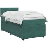  Boxspring krevet s madracem Tamnozelena 90 x 190 cm Bar&amp;scaron;un Slike