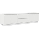 TV ormarić s LED svjetlima bijeli 193,5x41x50 cm | shoptok.hr