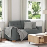  Dvosjed tamno sivi 160x77x82 cm tkanina | shoptok.hr