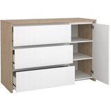 Tvilum Bela/v naravni barvi komoda v hrastovem dekorju 119x84x48 cm Next – | Shoptok.si
