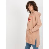 VITON Sweatshirt-VI-BL-335.25X-dark beige | Shoptok.si