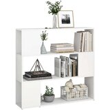 vidaXL Ormarić za knjige / sobna pregrada bijeli 100 x 24 x 94 cm | shoptok.hr