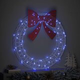  Vijenac s 80 LED svjetlima Plava 92 x 92 x 9,5 cm Akril | shoptok.hr