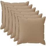  Jastuk s jastukom HOUTEN 6 kom. Sivosmeđa Poliester - Sivosmeđa 30 x 30 cm 6 | shoptok.hr