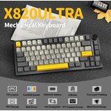 Attack Shark bežična gaming tastatur X820Ultra mehanička/trimode/tft screen/gasket/starry black | Eponuda.com