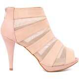 Shelvt Light pink openwork stiletto sandals | ePonuda.com