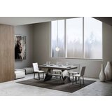 Itamoby   Baita Evolution (90x180/284 cm) - siva, barva nog: antracit - raztegljiva jedilna miza, (20842123) | Shoptok.si
