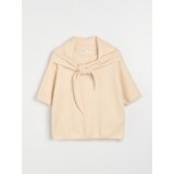 Sinsay Oversize džemper bluza sa šalom i dodatkom vune | shoptok.hr