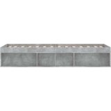  Kreveta boja betona 75 x 190 cm mali za jednu osobu | shoptok.hr
