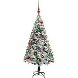  Umjetno božićno drvce Bijelo 150 cm PVC i Čelik i Plastika | shoptok.hr