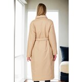 Dewberry Z6688 WOMEN'S COAT-BEIGE-2 | Shoptok.si