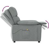  Masažna fotelja od tkanine tamnosiva | shoptok.hr