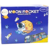 Lean_Toys Umetniški set v raztegljivem kovčku s 133-delnim setom astronavt | Shoptok.si