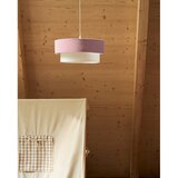 Kave Home Bela/svetlo rožnata otroška svetilka s tekstilnim senčilom Bianella – | Shoptok.si