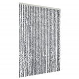  Zastor protiv muha sivi i crno-bijeli 118 x 220 cm od šenila | Eponuda.com