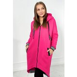 Kesi Fuchsia hoodie with zipper Cijene