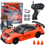  Sportski auto na daljinsko upravljanje sa zamjenjivim kotačima 1:24 - narančasti | shoptok.hr