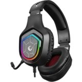  Slušalice sa mikrofonom gaming RAMPAGE RM-K90 VECTOR black, RGB LED, Type-C | Eponuda.ba