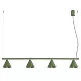 Sollux Lighting Lestenec NOX 4L olivno zelena, (5000285176) Cene