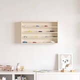 vidaXL Drvena vitrina za izlaganje Smeđa 60 x 8,5 x 37 cm Šperploča Cijene