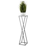  Stalak za cveće LOFT 100x24 cm crna/bela | Eponuda.com
