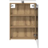 Kupaonski ormar s ogledalom Umjetnička hrastovina | shoptok.hr