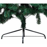  Umjetna osvijetljena polovica božićnog drvca zelena 210 cm | shoptok.hr