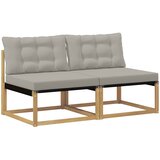  Srednja sofa za van Čvrsto drvo akacije i Textilene Bijela | Eponuda.com