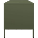  ormarić maslinastozeleni 135 x 39 x 43,5 cm čelični | shoptok.hr