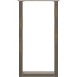  Noge za barski stol U-oblik 2 kom Prirodni čelik 40 x (90-91) cm Čelik - Prirodna 40 x (90-91) cm 2 1 | shoptok.hr
