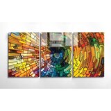 WALLXPERT dekorativna slika od kaljenog stakla (3 komada) 2000 45 x 65 | ePonuda.com