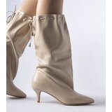 Gemre Beige stiletto boots Deserres | Shoptok.si