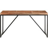 Furnova Jedilna miza 140x70x76 cm trden akacijev in mangov les, (21946446) | Shoptok.si