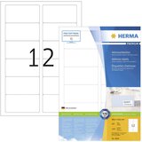 Herma etikete 88X46,6, zaobljene ivice A4/12 1/100 bela ( 02H4666 ) | Eponuda.com