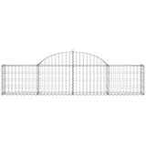  Lučne gabionske košare 9 kom 200x30x40/60 cm pocinčano željezo | shoptok.hr