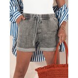 DStreet Spodenki damskie RELAX VIBES szare | shoptok.hr