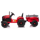 Traktor Akumulatorski traktor s prikolico CH9959B - rdeč | Shoptok.si