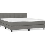  The Living Store Box spring postelja z vzmetnico temno siva 160x200 cm blago - Box Spring Postelja, (21450260) | Shoptok.si