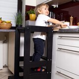 springos pomoćnik za kuhinju za djecu, crni | shoptok.hr