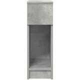 vidaXL Nočna omarica z predalom betonsko siva 20x36x60 cm | Shoptok.si