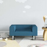 vidaXL Dječja fotelja plava 50 x 40 x 26,5 cm baršunasta | shoptok.hr