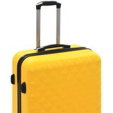 vidaXL Trdi potovalni kovčki 3 kosi rumeni ABS | Shoptok.si