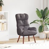 vidaXL Sproščujoči stol sivo umetno usnje | Shoptok.si