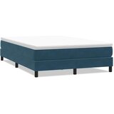 Box Spring krevet bez madracem tamnoplavi 160x220 cm samt | Eponuda.ba