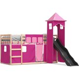  na kat s toboganom i zavjesama ružičasti 80 x 200 cm | shoptok.hr
