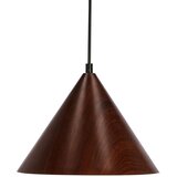 Candellux Lighting temno rjava viseča svetilka s kovinskim senčnikom ø 25 cm dunca | Shoptok.si