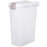 Trixie Posoda za shranjevanje hrane 25l 24x51x39 cm prozorna/bel | Shoptok.si