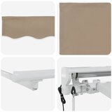  Okvir tende Bež 350 x 200 cm Poliester s PU premazom | shoptok.hr